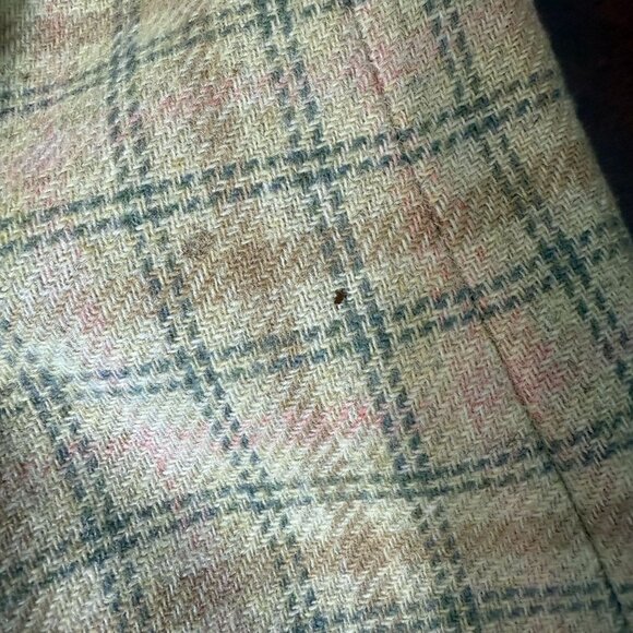 Vintage 1950s Prestige David Presson Wool Plaid Skirt Suit Set Jacket Mod Size S - Picture 2 of 16